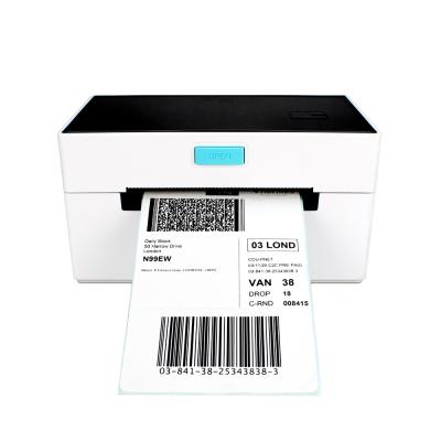 China Black and White High Yield 4 x 6 Adhesive Address Stickers Direct Barcode Thermal Shipping Label Printers for sale