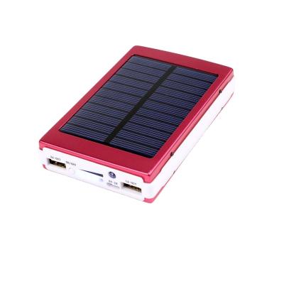 China Large Capacity With Dual USB Outputs Solor Board High Capacity Dual USB Customize Solar Power Bank 50000mah for sale