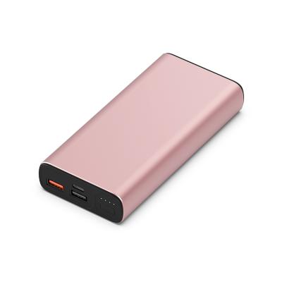 China Support PD27W 20000mAh metal super fast slim concise power bank best-selling fast charger 2021 trending new electronic products for sale