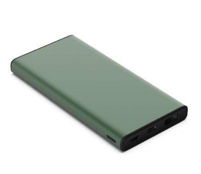 China Super Slim Fast Power Bank Support PD18W 10000mAh Charging Charger Mobile Metal Power Banks for sale