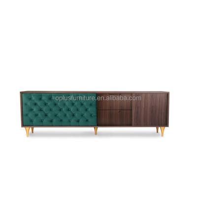 China Beautiful New Design Style Wood Fabric Sliding Door Metal Leg Home Furniture Classic Modern Modern Dining Room Sideboard for sale