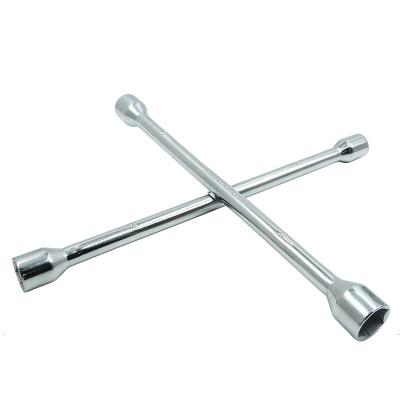 China Chrome Vanadium Steel China Manufacture Sell Cross Rim Wrench With Best Quality Car Wheel Spanner Wrench And Low Price Wholesale for sale