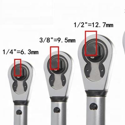 China Automative Car Repair DIY Tools 1/2 Inch Drive Torque Wrench For Cars Repair Chrome Vanadium Steel Torque Wrenches Set for sale