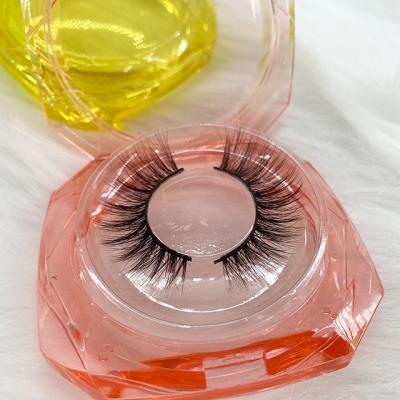 China Criss-Cross 2022 New Lashes Wholesale Artificial Mink Eyelashes Private Label Cat Eye Lashes False 3D False Eyelash 18Mm for sale