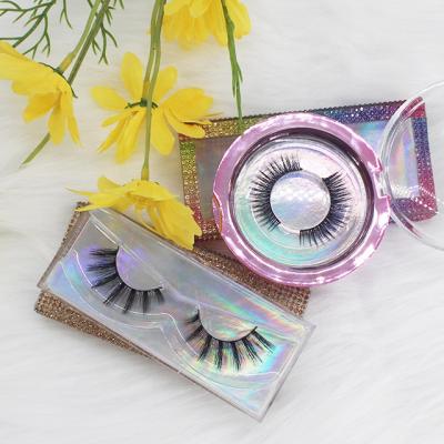 China Natural High Quality Long Strands Clear Strip Eyelashes 17mm Good Seller Tape Eyelash LZ018 for sale