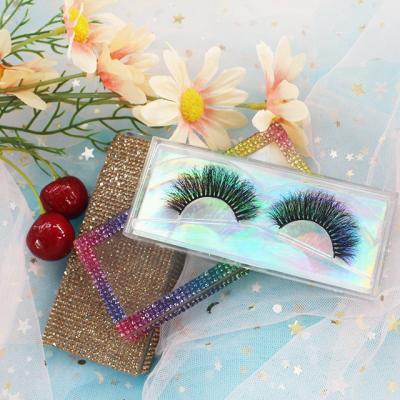 China Double Layered 3D 2021 Create Your Own Eyelash Packaging Thick Fluffy Lashes Wholesale FD002 Hand Made From Seller 3d18mm Lashes for sale