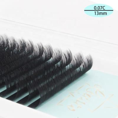 China Individual Lash Extensions High Quality Classic Volume Eyelash Extension Natural Wholesale Easy To Graft Classic Strands for sale