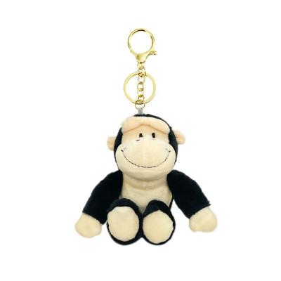 China DL231 Eco-Friendly Cute Animal Gorilla Keychains Plush Toy Stuffed Toy Customized Plush Toys Key Chains for sale