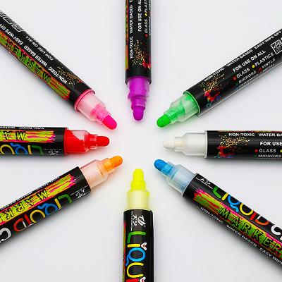 China Pen Plastic Material Liquid Chalk Marker Pen Type Highlighter Office Whiteboard Markers for sale