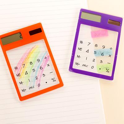 China Cheap Plastic Fancy Multipurpose Calculator Promotion Smart Printing Mini Solar Pocket Calculator for sale