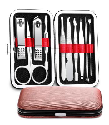 China Multi Functional 10PCS Mini Stainless Steel Nail Tools Pedicure Nail Cutter 10 PCS Manicure Pedicure Set Nail Clipper Set From Yangjiang Factory for sale