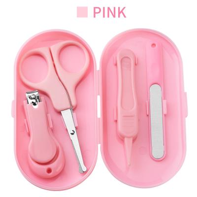 China 4PCS Baby Care Set Safety Nail Supply Baby Manicure Newborn Pedicure Set Yangjiang Factory Baby Nail Clippers for sale