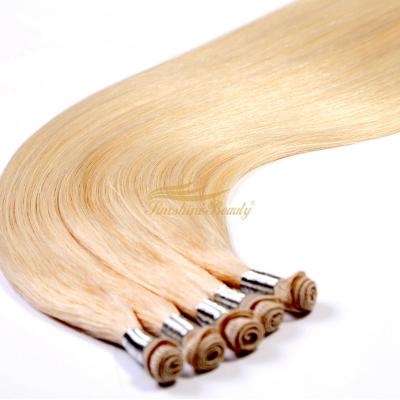 China Silky Straight Wave Handtied Hair Weft Extensions Factory For Wholesale Cheap Price Premium Quality for sale