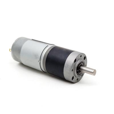 China 12v 36mm totally enclosed planetary gearbox plus 555 30kg cm dc permanent magnet motor for sale