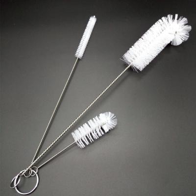 China Viable 3Pcs Set Of Multifunctional Nylon Bottle Cleaning Brushes Kitchen Clean Brush Set for sale