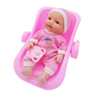 China Battery Operated Toy 8' Cute Cheap Silicone Baby Doll - Real Doll Baby Doll Toy In Low Price for sale