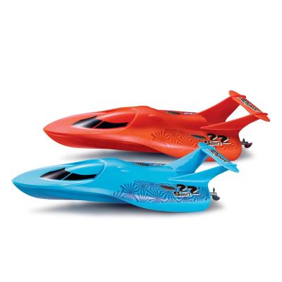 China RC Hobby New Arrival 2.4G Kids Racing Boat RC Speedboat Plastic Toy for sale