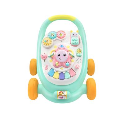 China Wholesale Multifunctional Plastic Baby Push Cart Learning Walker With Music 78 x 72 x 44.5cm for sale