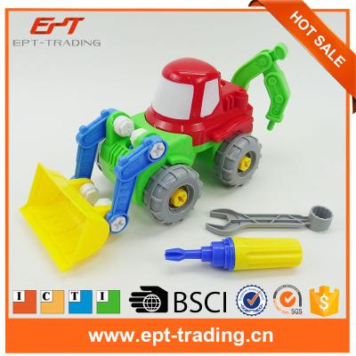 China diy toy children play disassembly and assembly engineering car toy 16 x 30 x 15 cm for sale