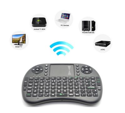 China Computer Keyboard + Multi-touch Touchpad + Backlit 2.4GHz Mini Wireless Keyboard with Mouse Touchpad Combos Rechargeable for PC/Pad/Android TV Box/Raspberry pi 3 for sale