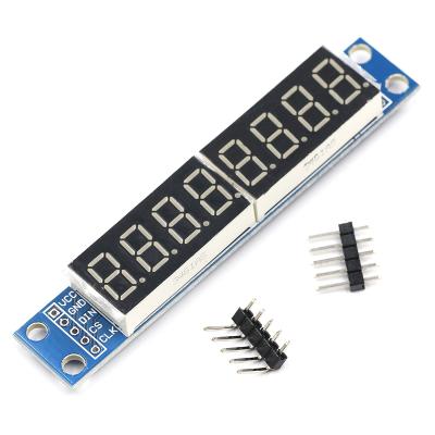 China Product MAX7219 LED Dot Matrix 8 Digit Digital Tube Display Electronic Control Module for sale