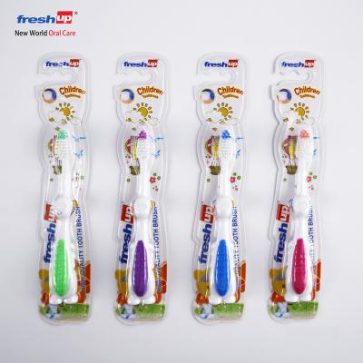 China Colorful worm children's toothbrush 083 popular handsome toothbrush manual smile for sale