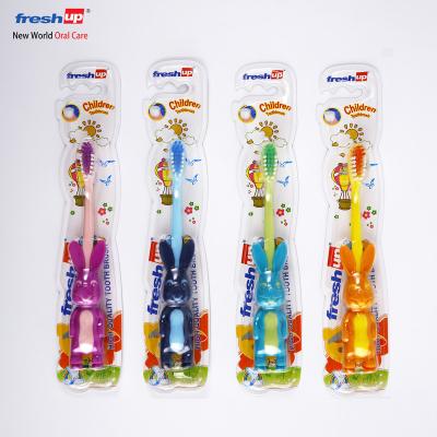 China Colorful worm children's toothbrush 258 popular handsome toothbrush manual smile for sale