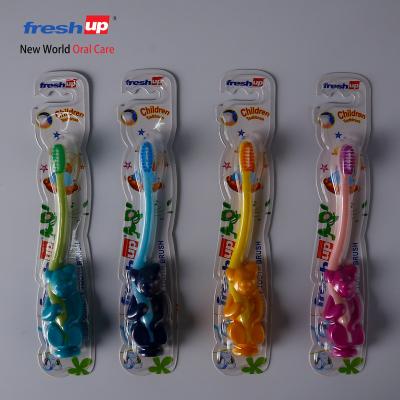 China Beautiful Toothbrush Manual Popular Smile Worm Children's Colorful Toothbrush ET01 for sale