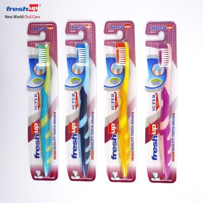 China Manual High Quality ISO CE Approved Cheap Travel Massage Gum Adult Toothbrush 196 for sale