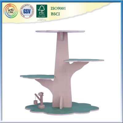 China Handmade with new treehouse, wooden shape display stand for kids for sale