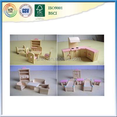 China Educational game set miniature furniture of dollhouse furniture for sale