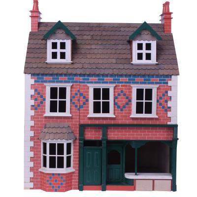 China Factory Handmade Custom Supply Wooden Dollhouse Miniature For Girls Children Preschool Educational Toys Wholesale for sale