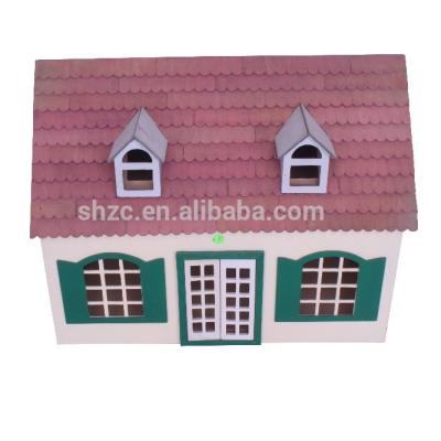 China Healthy DIY Model Kit Wooden Doll House Children Miniature Toys for sale