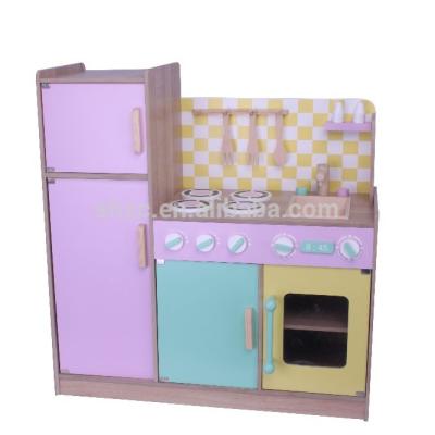 China Eco-friendly Happy Set Kids Wooden Kitchen Play Toy for sale