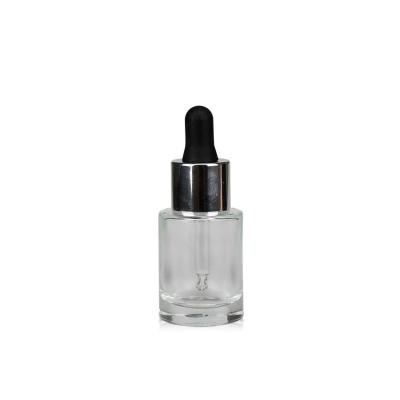 China Cheap price personalized personal care 10ml 15ml clear frosted oil dropper glass bottle for sale