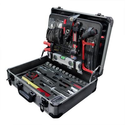 China Mechanical Repair RTTOOL 120pcs Case Garage Aluminum Aluminum Workshop/Household Tool Kit Full Box Work Tools Set for sale