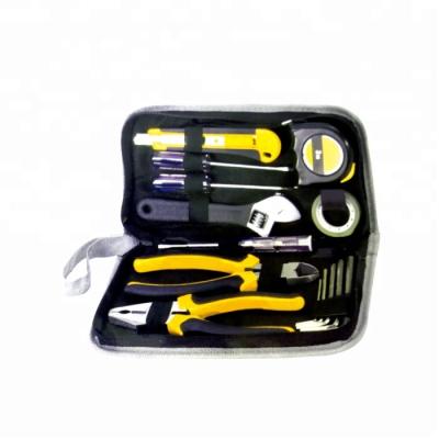 China Workshop / Household Repair RTTOOL Small Tooling 14pcs Bags Hand Household Tool Kit for sale