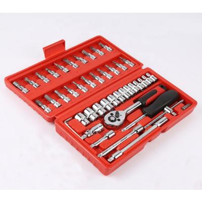 China Workshop / Household Repair 46PCS Household Tools For Car Repair , Workshop Tools With Tool Kit for sale