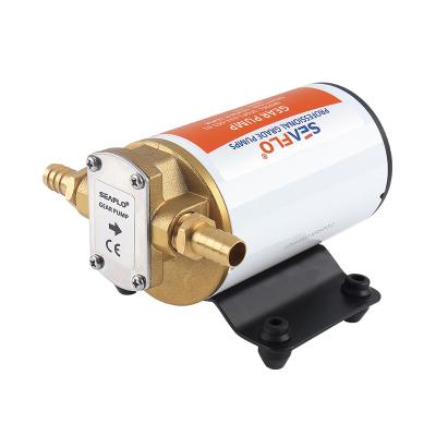 China 12LPM 12v 24v motor design SEAFLO oil transfer gear pump dc 3.0m lift sealed vertical circulation for RV marine agriculture for sale