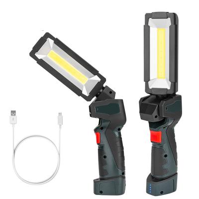 China 250 Flexible Folded Super Bright Agricultural Lamp 3w Lumens COB Working Light Working Light Rechargeable Magnetic Hook 5 Modes for sale