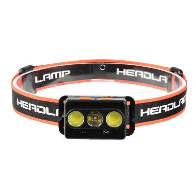 China Convenient High Quality Waterproof Led Headlight 300 Lumen USB Rechargeable Headlights With Adjustable Strap for sale