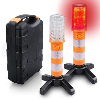 China With Magnet And Hook Battery ABS Signal Wand Light Traffic Safety Lights Led Warning Lights For Police for sale