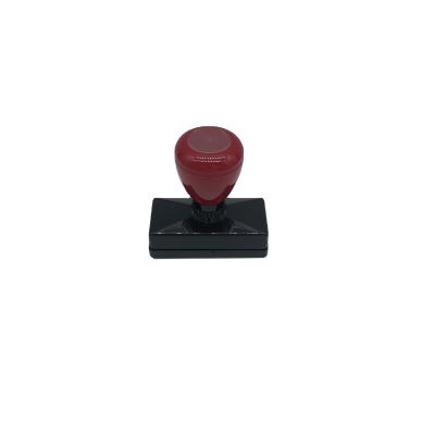 China Office Rectangle Red Black Atom Foam Office Use Instant Rubber Stamp for sale