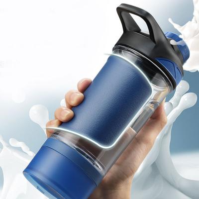 China Viable Low Price Rounded Portable Eco Powder Branded Gym Logo Wholesale Custom Stainless Steel Protein Shaker for sale