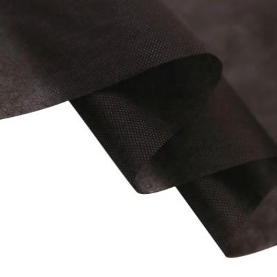 China 195mm Black Waterproof Nonwoven Customized Material 25 40 GSM In Factory Stock Supply for sale