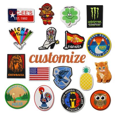 China Other Design Personalized Custom Logo Embroidered Border Computer Embroidery Patch For FR Apparel Uniform for sale