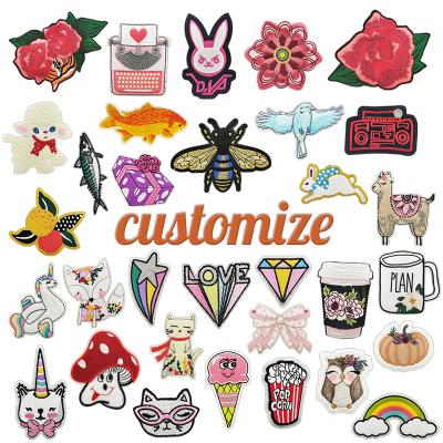 China Other Wholesale Cartoon Embroidery Patches Custom Patches For Apparel for sale