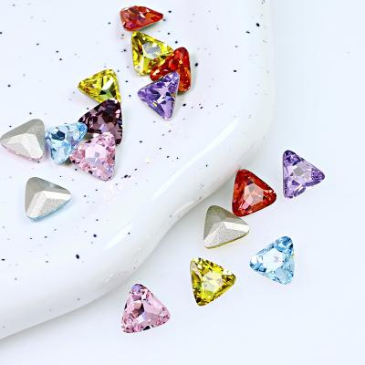 China Wholesale Nail Art Supplies Crystal Beads For Clothing Decoration Pointback Pointback Junjiao Wholesale K9 Quality Rhinestone for sale