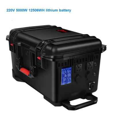 China Power Tools High Capacity AC 220v 5000w 12506wh Rechargeable Deep Cycle Portable Power Station for sale