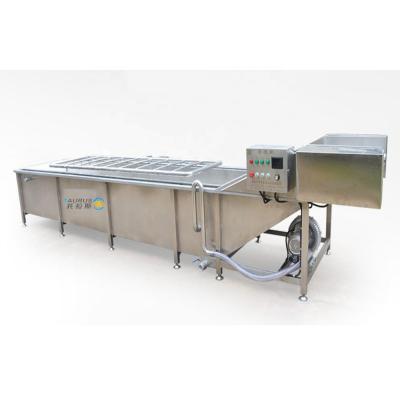 China Industrial Snack Factory Air Bubble Ozone Fruit Vegetable Washing Machine for sale